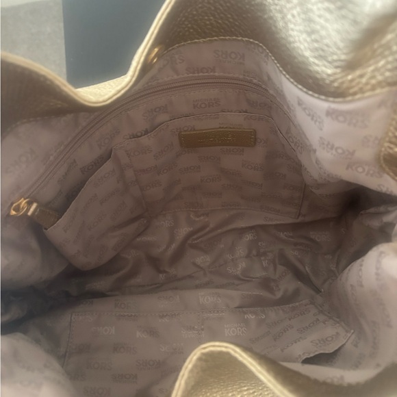 Michael Kors Metallic Gold Hobo Bag - Picture 11 of 12